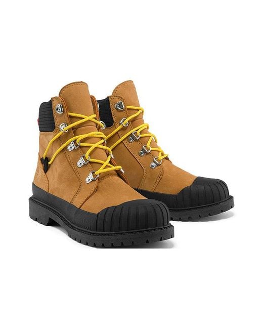 Timberland Black (Wmns) Heritage Rubber Toe 6 Inch Hiking Boot 'Wheat'