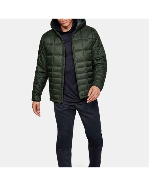 Under Armour Green Sports Hooded Jacket for men