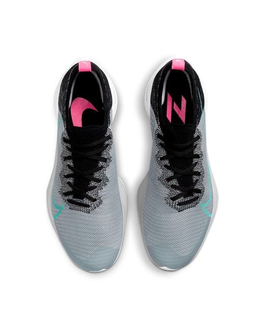Nike Gray Air Zoom Tempo Next% Flyknit 'South Beach' for men