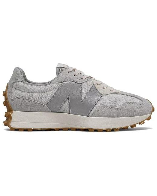 New Balance Gray (Wmns) 327 'Rain Cloud Rose Water'