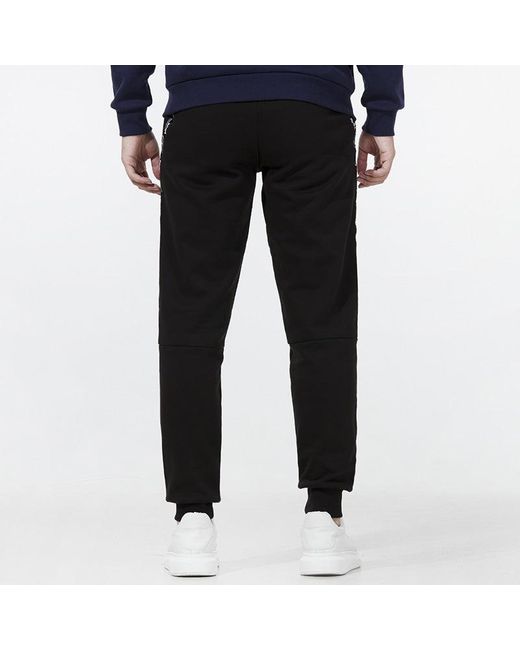PUMA Black Power Tape Sweat Pants Fl Cl Logo for men