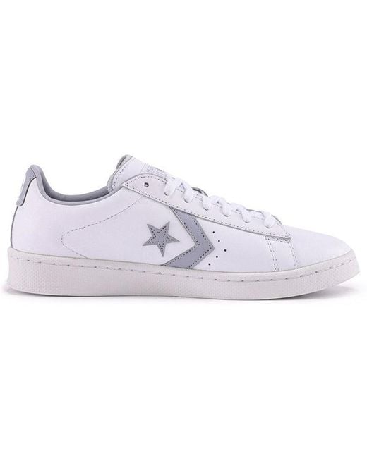 Converse White Pro Leather Low Gravel' for men