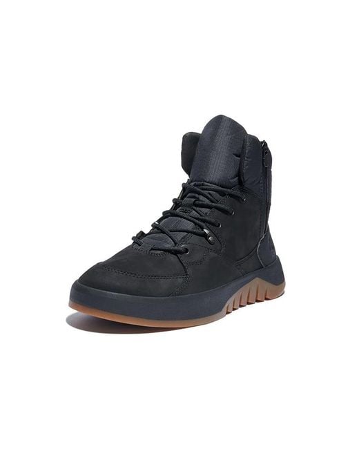 Timberland Blue Supaway Side Zip Boots Nubuck' for men