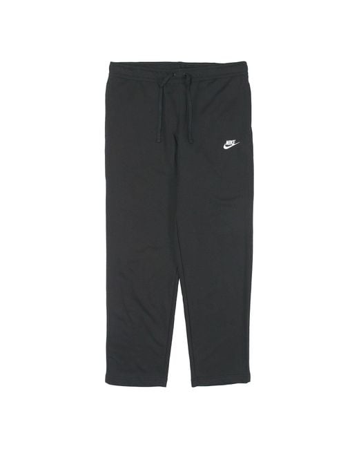 Nike Gray Sportswear Club Athleisure Casual Sports Drawstring Long Pants for men