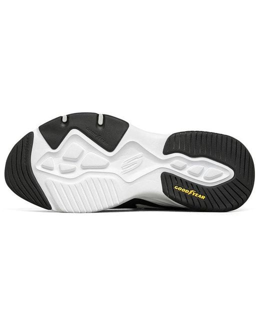 Skechers Black D'Lites 4.0 Low Chunky Shoes for men