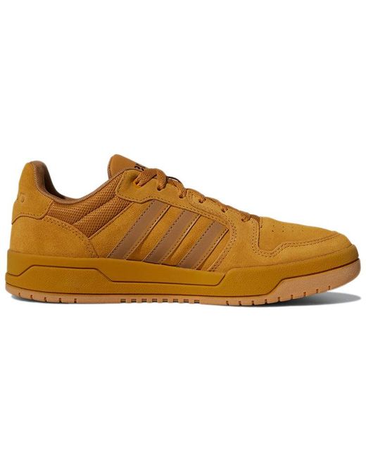 Adidas Neo Entrap Low Tops Casual Skateboarding Shoes Yellow in Brown | Lyst