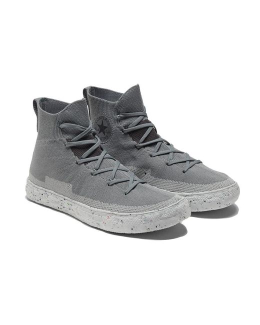 Converse Gray Chuck Taylor All Star Crater Knit High 'Limestone' for men