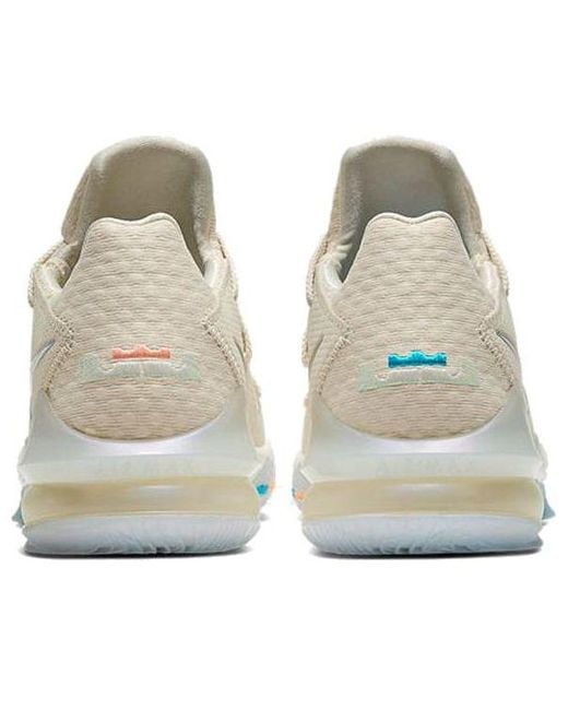Nike White Lebron 17 Low Ep for men