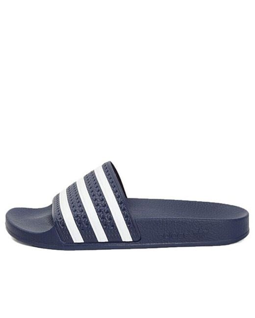 Adidas Blue Adilette Slide 'Adi' for men