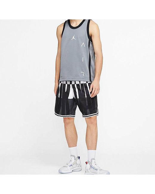 Nike Gray Air Dri-Fit Basketball Sports Vest Smoke for men