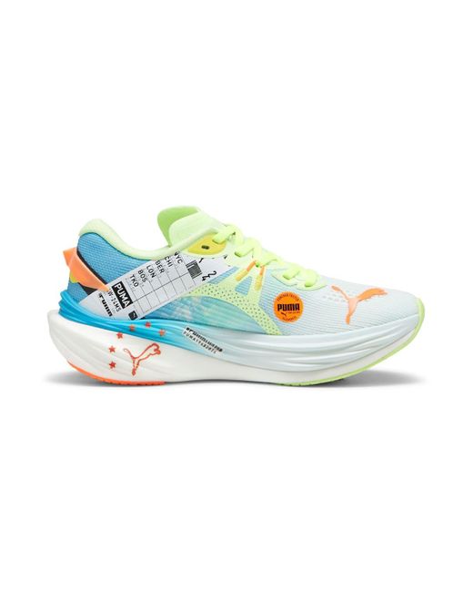 PUMA Blue Deviate Nitroâ 3 Marathon Series Running Shoes
