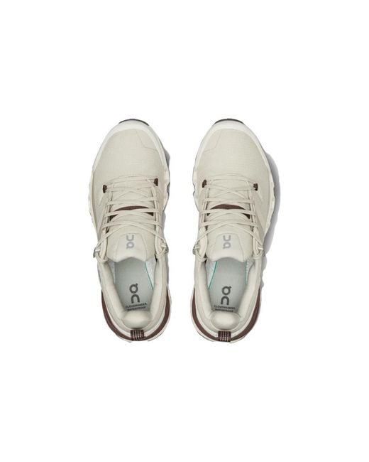 On Shoes White (Wmns) Cloundwander Waterproof 'Sand Ivory'