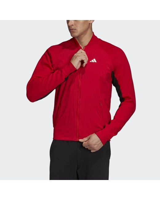 Adidas Back Embroidered Pattern Casual Sports Jacket for men