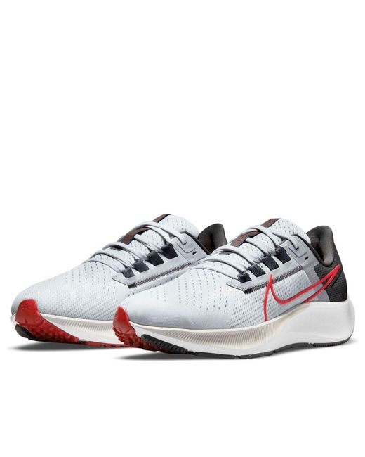 Nike White Air Zoom Pegasus 38 'Pure Platinum Chile' for men