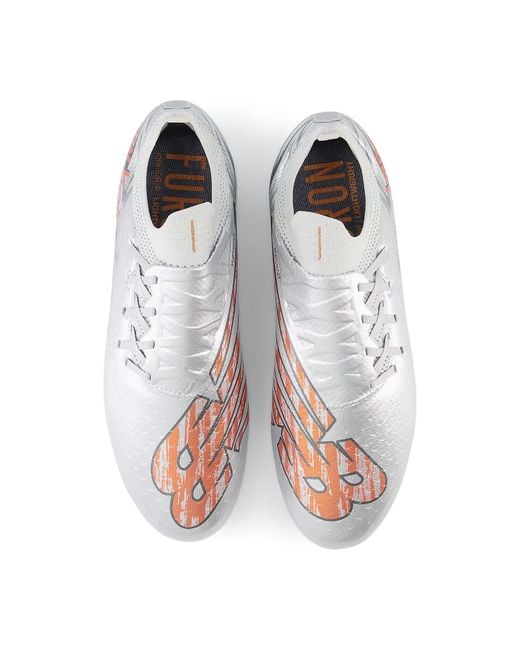 New Balance White Furon V7 Pro Ag for men