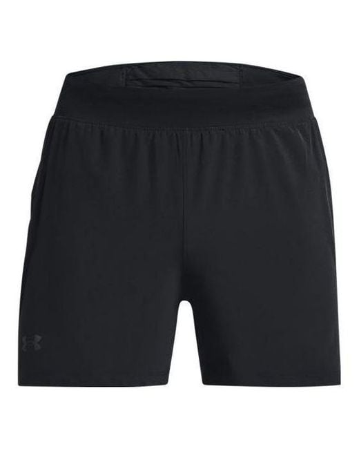 Under Armour Blue Launch Elite 5 Inch Shorts for men