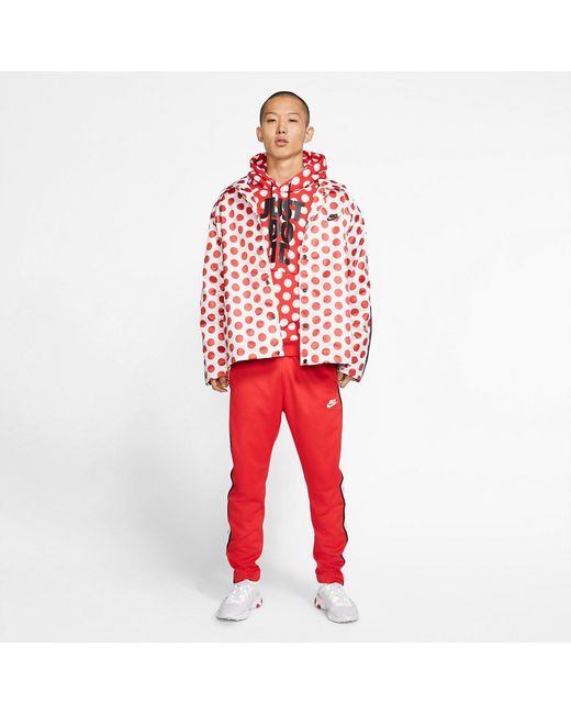 Nike Red Full Out Dots Hoodie for men