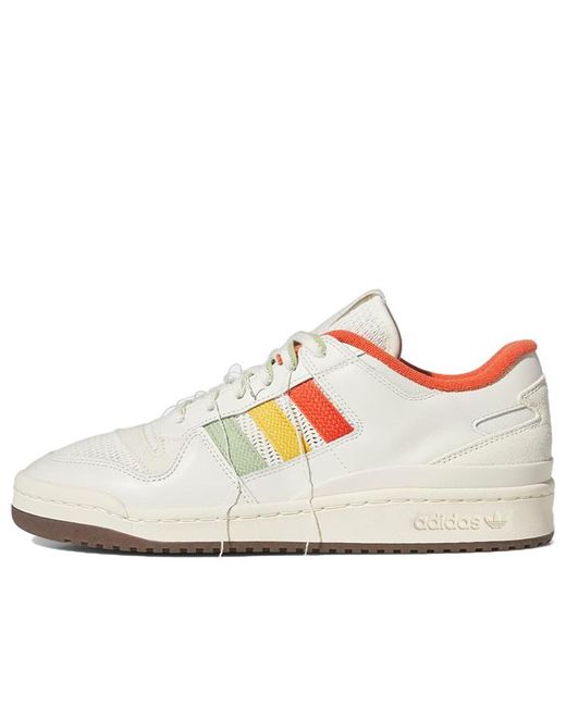 Adidas White Originals Forum 84 Low Shoes 'Off Cream Gum' for men