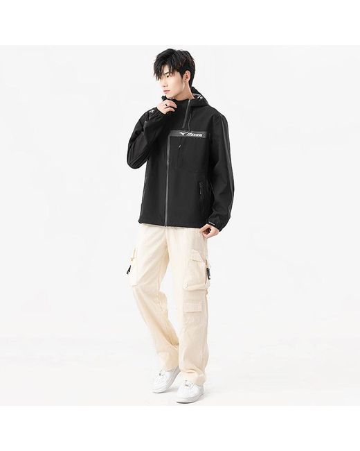 Mizuno Black Outdoor Jacket for men