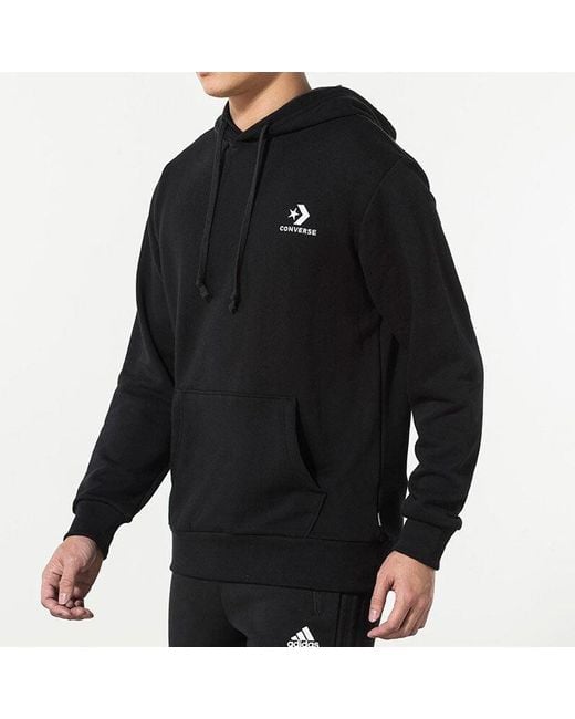 Converse Black Star Chevron Embroidered Pullover Sweatshirt for men