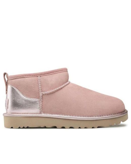Ugg Pink (Wmns) Cassic Ultra Mini Shine