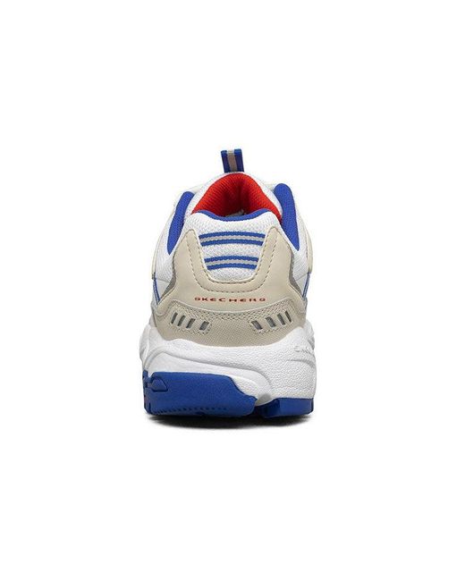 Skechers White Stamina Low Running Shoes for men