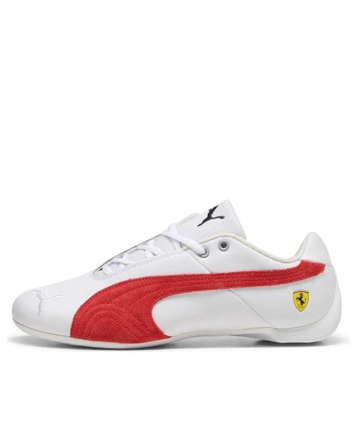 PUMA White Scuderia Ferrari Future Cat Rosso Corsa' for men