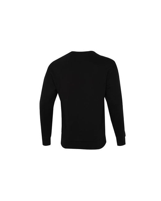 PUMA Black Contrasting Colors Zipper Pocket Sports Round Neck Pullover for men