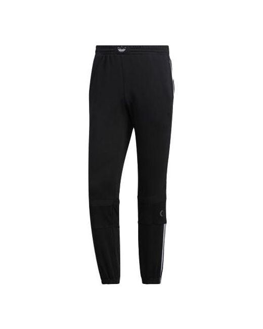 Adidas Black Originals Ts Trf Sp Sports Pants for men