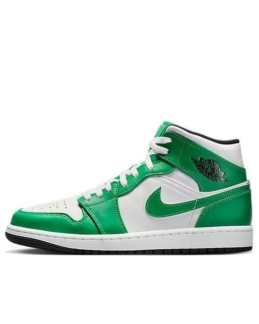 Nike Green 1 Mid Sneakers for men