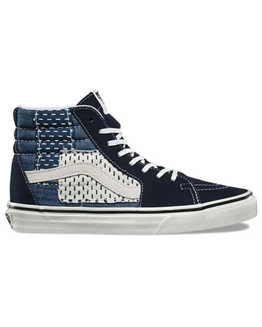 Vans Blue Sk8-Hi 'Patchwork' for men
