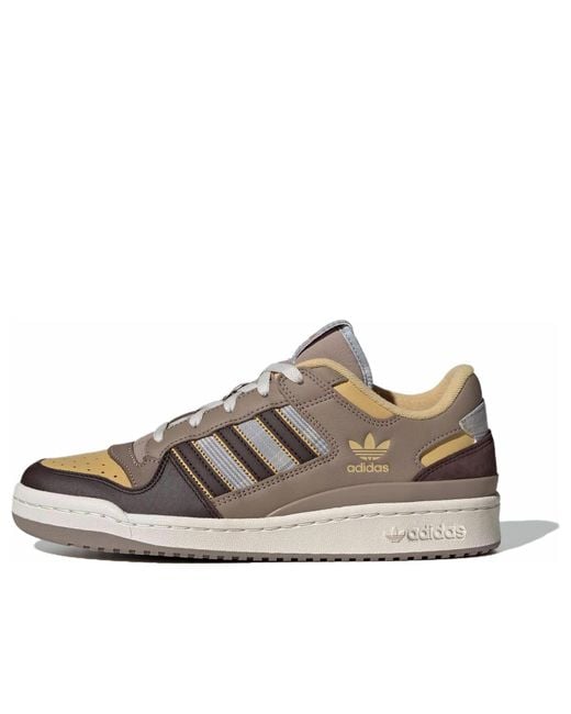 Adidas Brown Forum Low Cl 'Charcoal' for men