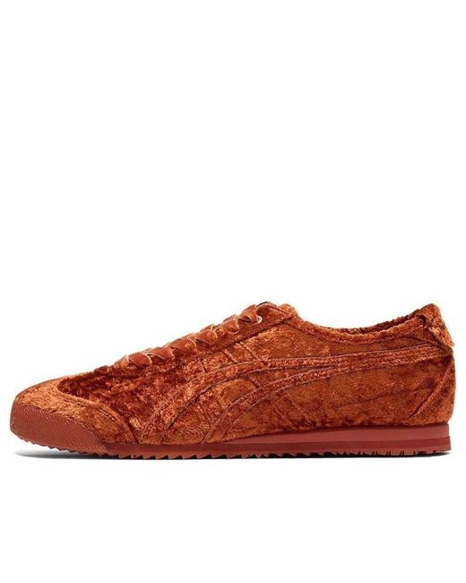 Onitsuka Tiger Brown Mexico 66 Velvet for men