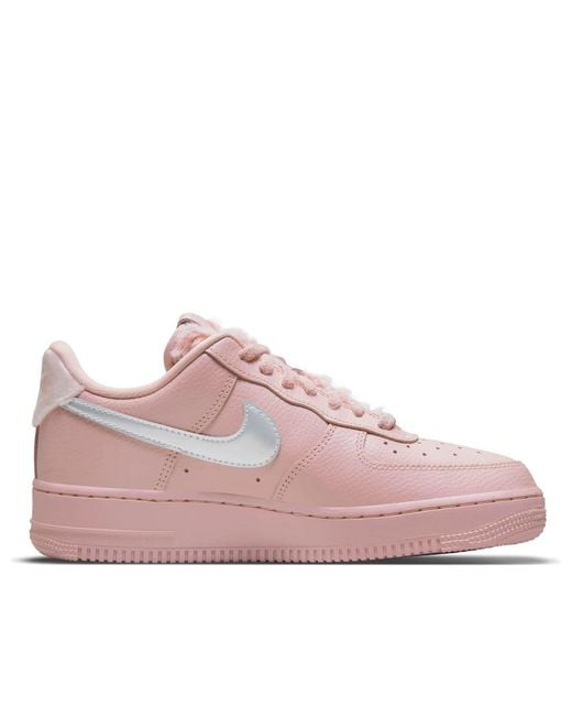 Nike Pink (Wmns) Air Force 1 '07 'Faux Sherpa Fur'