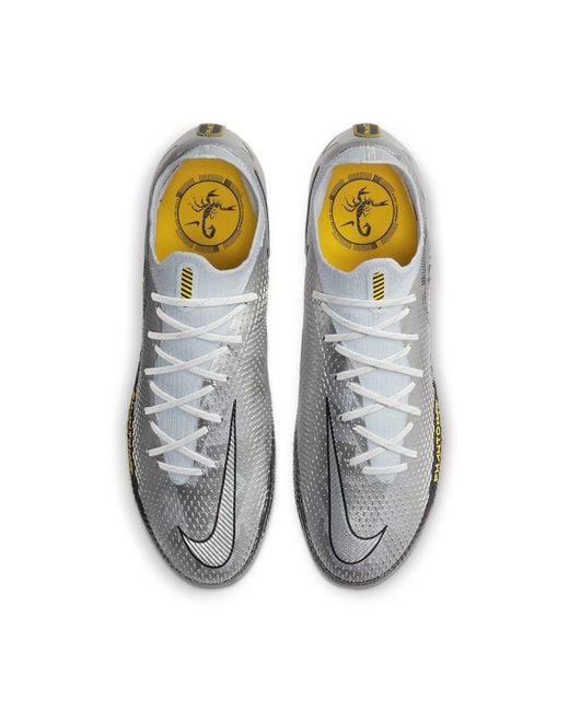 Nike Gray Phantom Scorpion Elite Fg 'Secret Tournament Pack' for men
