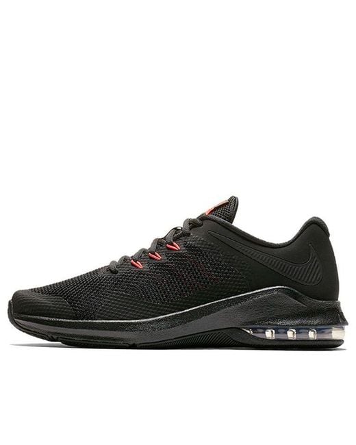 Nike Black Air Max Alpha Trainer 'Bright Crimson' for men