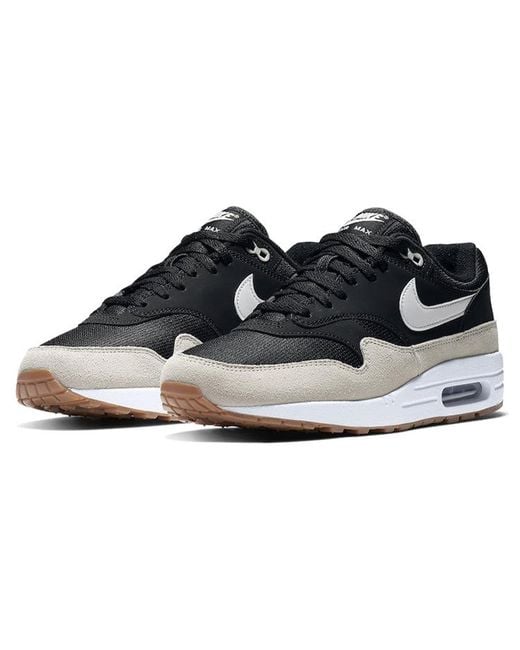 Nike Black Air Max 1 Light Bone' for men