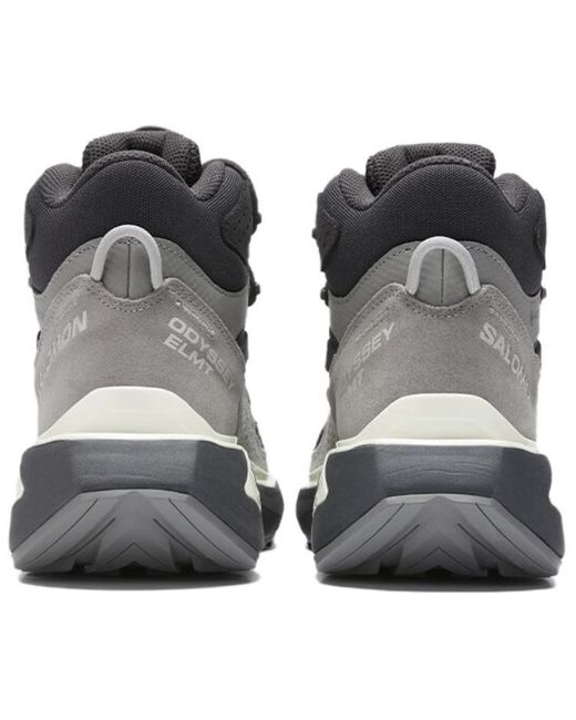 Salomon Black Odyssey Elmt Mid Gtx Sneakers Boots for men