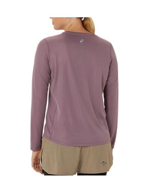 Asics Purple (Wmns) Fujitral Logo Long Sleeves T-Shirt 'Dusty Mauve'