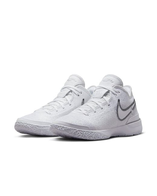 Nike White Zoom Lebron Nxxt Gen for men