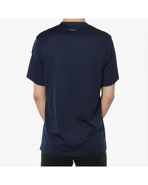 Adidas Blue Tennis Sports Round Neck Short Sleeve for men