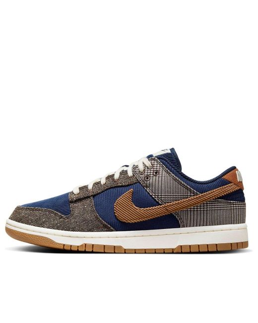 Nike Blue Dunk Low 'Tweed Corduroy' Fq8746-410 for men