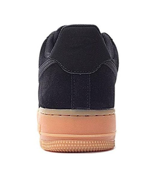 Nike Blue Air Force 1 07 Lv8 Suede Gum' for men