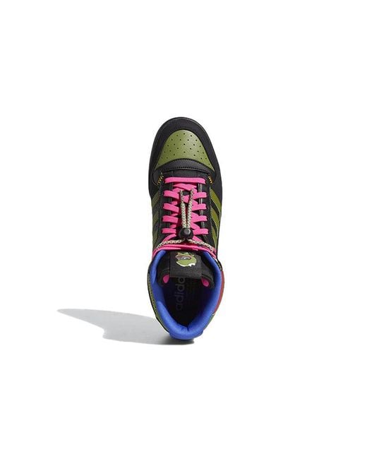 Adidas Black Hebru Brantley X Forum Mid Rt 'Frogboy' for men