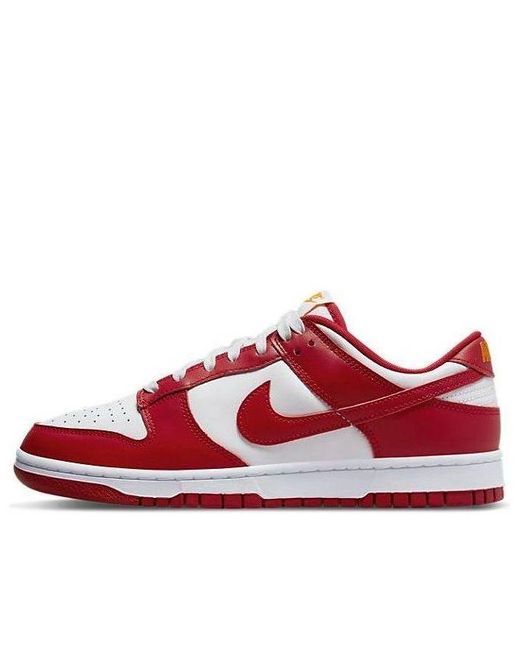 Nike Red Dunk Low 'Gym' for men