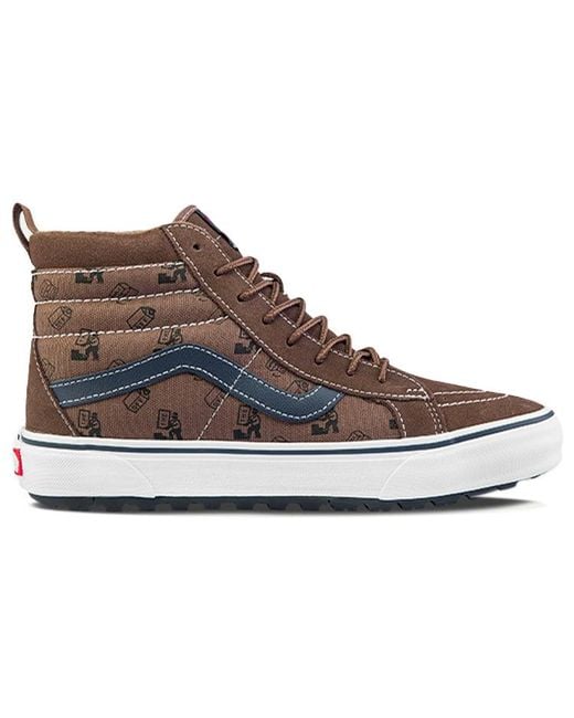 Vans Brown Shoes Skate Shoes for men