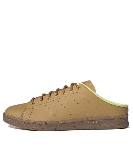 Adidas Brown Stan Smith Mule 'Plant And Grow' for men