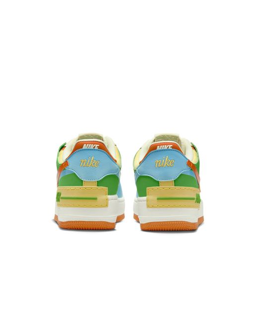 Nike White (Wmns) Air Force 1 Shadow 'Multi Color'