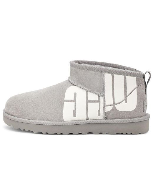 Ugg Gray (Wmns) Classic Ultra Mini Chopd
