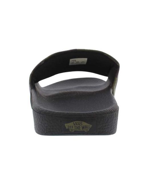 Vans Black Slide-On Minimalistic Casual Slippers for men